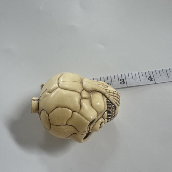 19 Vintage Halloween Skull Plastic Blow Molds String Light Covers NO LIGHTS - Picture 10 of 11